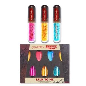 ColourPop X Stranger Things Ultra Glossy Lip Trio Talk To Me Limited Edition